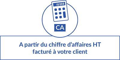 A partir du chiffre d'affaire HT facturé à votre client